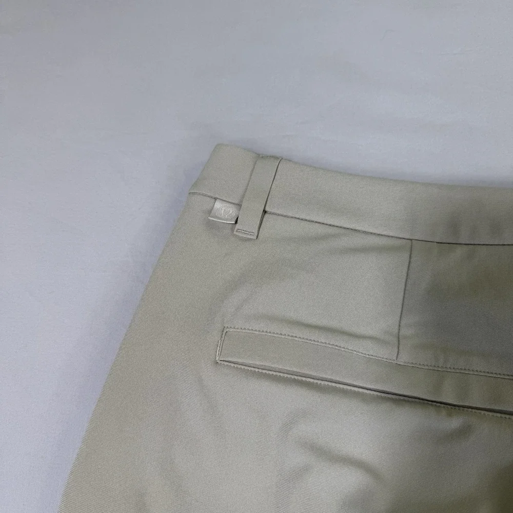 Lululemon‎ Commission Pants Mens 40x28 5 Pocket Chino Beige Performance Stretch